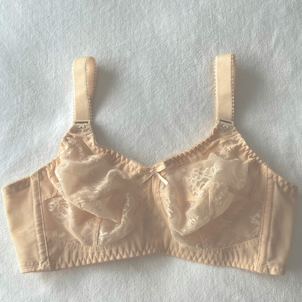 Retro Bali Snowflake Bra 32C Nude Tone EUC